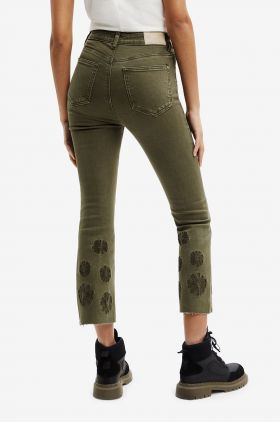 Desigual jeansi femei , high waist