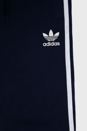 adidas Originals pantaloni de trening pentru copii culoarea albastru marin, cu imprimeu