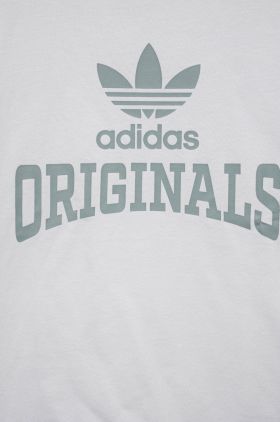 adidas Originals tricou de bumbac pentru copii culoarea alb, cu imprimeu