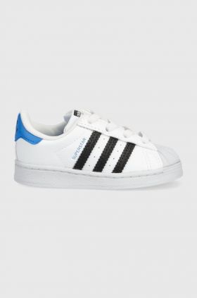 adidas Originals sneakers pentru copii culoarea alb