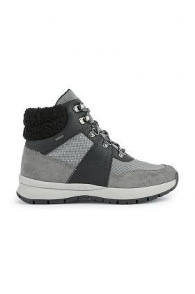 Geox pantofi copii Braies B Abx femei, culoarea gri, cu toc plat