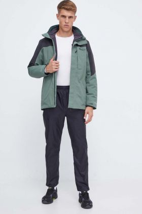 Jack Wolfskin jacheta de exterior Romberg 3in1 culoarea verde