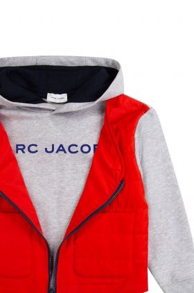 Marc Jacobs hanorac de bumbac pentru copii culoarea gri, modelator