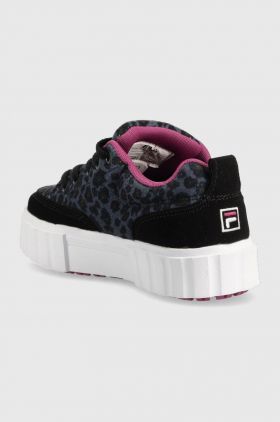 Fila sneakers pentru copii Sandblast culoarea albastru marin