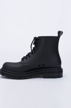 Melissa bocanci Melissa Coturno Ad femei, culoarea negru, cu toc plat