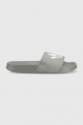 adidas Originals papuci Adilette FU7592 bărbați, culoarea gri FU7592-WHT/GRETHR