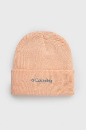 Columbia caciula copii culoarea portocaliu, din tricot gros