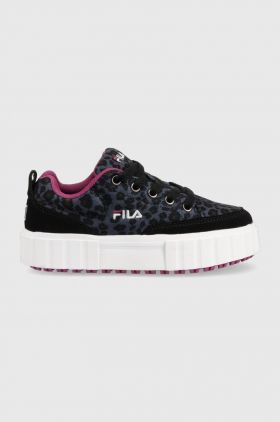 Fila sneakers pentru copii Sandblast culoarea albastru marin