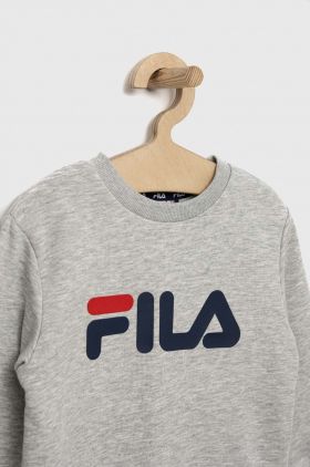 Fila bluza copii culoarea gri, melanj