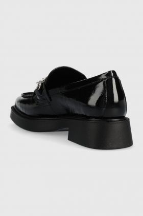 Vagabond Shoemakers mocasini de piele Jillian femei, culoarea negru, cu platforma