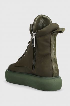 Dkny sneakers Aken femei, culoarea verde,