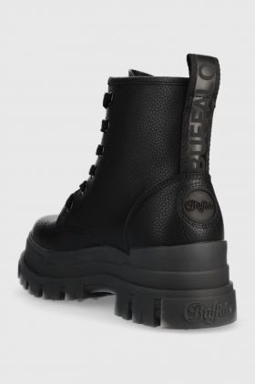 Buffalo bocanci Aspha Rld femei, culoarea negru, cu platforma