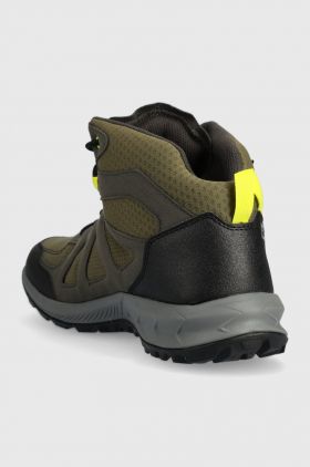 Jack Wolfskin pantofi Woodland 2 Texapore Mid barbati, culoarea maro