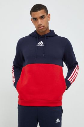 adidas bluza barbati, culoarea albastru marin, neted