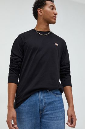 Dickies longsleeve din bumbac culoarea negru, cu imprimeu DK0A4Y4RBLK1-BLACK