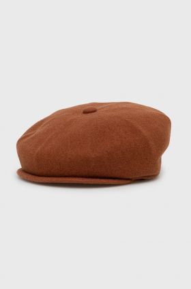 Kangol bereta de lana culoarea maro, de lana