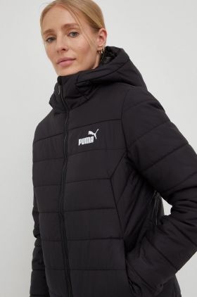 Puma geaca femei, culoarea negru, de tranzitie