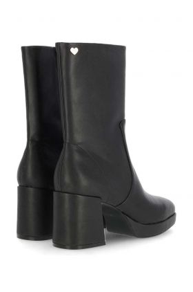 Mexx botine Kiwi femei, culoarea negru, cu toc drept