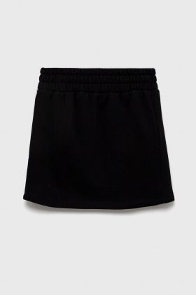 Pepe Jeans fusta fete culoarea negru, mini, evazati