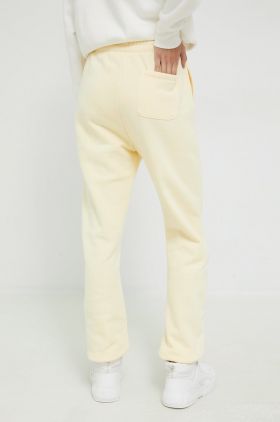 Champion pantaloni de trening femei, culoarea violet, neted 115487-ASB