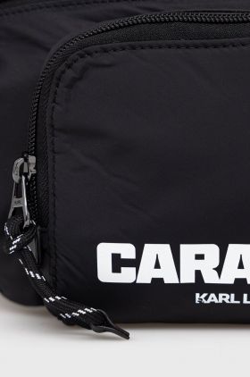 Karl Lagerfeld borseta Karl Lagerfeld X Cara Delevingne culoarea negru