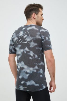 adidas Performance tricou de alergare Run Icons culoarea negru, modelator