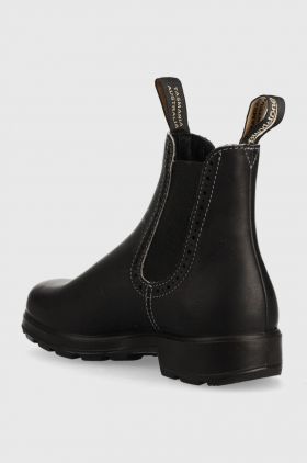 Blundstone ghete chelsea de piele 1448 femei, culoarea negru, cu toc plat