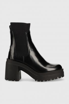 Aldo cizme Bigmood femei, culoarea negru, cu toc drept