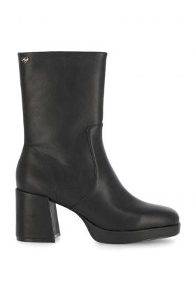 Mexx botine Kiwi femei, culoarea negru, cu toc drept