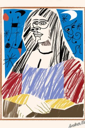 Another Me Set de sticky notes 100 Curious Facts, Art, English