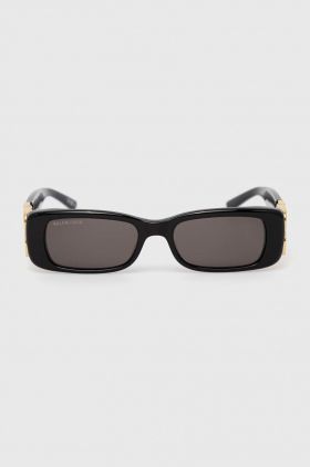 Balenciaga ochelari de soare BB0096S femei, culoarea negru