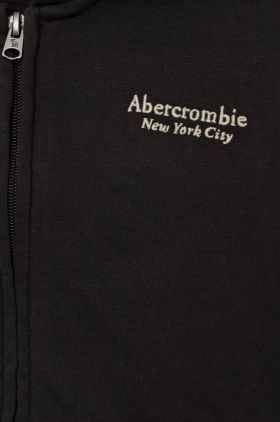 Abercrombie & Fitch bluza copii culoarea gri, neted