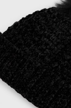 Sisley caciula copii culoarea negru, din tricot gros