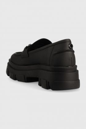 Steve Madden mocasini Linwood femei, culoarea negru, cu platforma