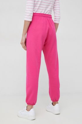 Dkny pantaloni de trening culoarea violet, neted