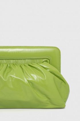 Gestuz poseta piele culoarea verde