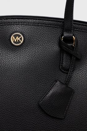 MICHAEL Michael Kors poseta de piele culoarea negru