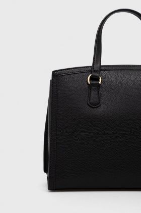 MICHAEL Michael Kors poseta de piele culoarea negru