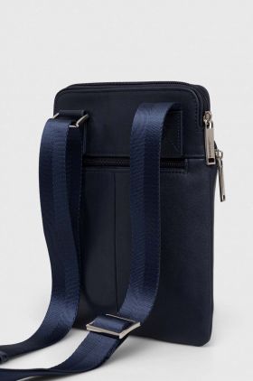 Aeronautica Militare borseta de piele culoarea negru