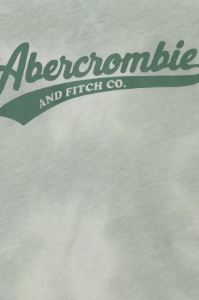 Abercrombie & Fitch tricou copii culoarea verde