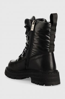 GOE botine femei, culoarea negru, cu platforma, izolat