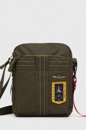 Aeronautica Militare borseta culoarea verde