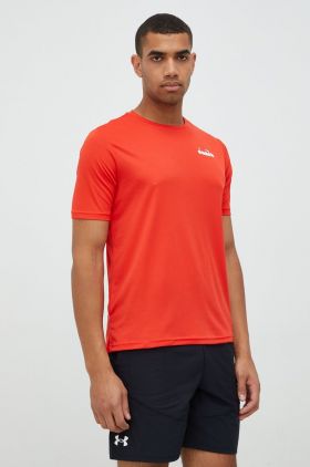 Diadora tricou de antrenament culoarea rosu, neted