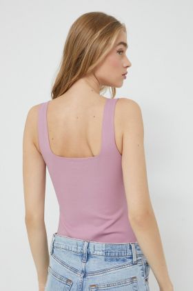 Abercrombie & Fitch body femei, culoarea violet