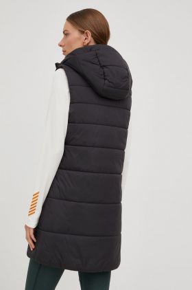 Jack Wolfskin vesta femei, culoarea maro, de tranzitie