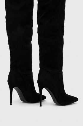 Steve Madden cizme Darian femei, culoarea negru, cu toc cui