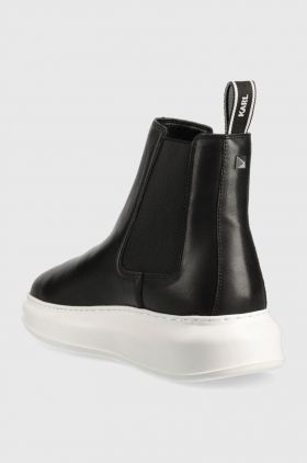 Karl Lagerfeld pantofi inalti Kapri Mens barbati, culoarea negru