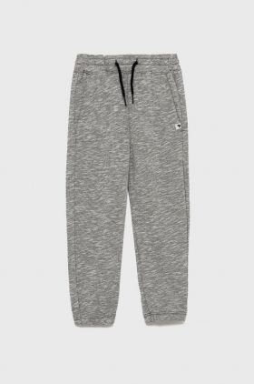 Abercrombie & Fitch pantaloni de trening pentru copii culoarea gri, neted