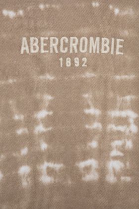 Abercrombie & Fitch bluza copii culoarea bej, cu glugă