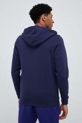 Under Armour bluza barbati, culoarea violet, cu glugă, neted